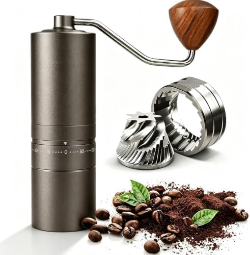 Pro Manual Coffee Grinder Stainless Steel Conical Burr by Unknown