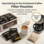 Colonial Coffee Dark Roast Hotel Filter Packs, 0.5oz, 150 Ct - Image 4