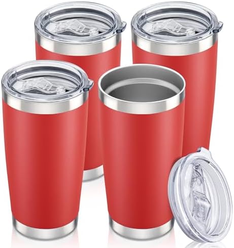 20 oz Tumbler with Lid Stainless Steel Insulated Tumblers Bulk Cups Mug by Orebigo