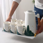 Water Pitcher Ceramic Water Cup Complete Set Combination Cup Kettle Set Cold Water Cup Household Tea Set Water Jug - Image 6