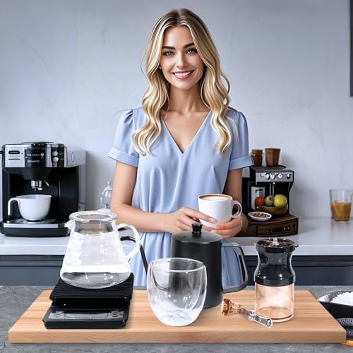 Pour Over Coffee Maker Set, All in One Portable Coffee Maker, Ideal for Home Brewing and Travel, Coffee Lover Gift - Image 5