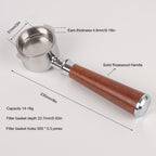 Bottomless Portafilter 51mm 2 Ears for Delonghi Stilosa EC260 Wooden Handle - Image 5