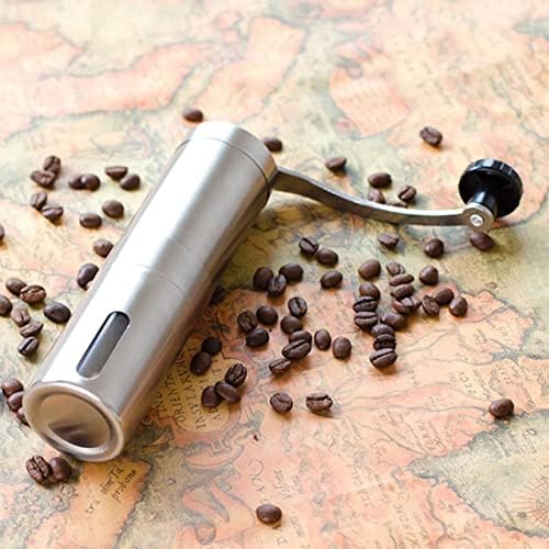 Manual Coffee Grinder Conical Burr Coffee Grinder Conical Ceramic Burr Stainless Steel Portable Hand Crank Mill Adjustable Burr Assembly - Image 3