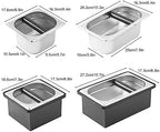 Coffee Knock Box, Coffe Ground Knock Conatiainer, Rubber Coffee Residue Box with Removable Container, Coffee Ground Residue Bucket, Large Coffee Waste Bin for Home Coffee Bar(L) - Image 2