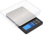 Kitchen Food Scales Kitchen Weighing 600G 1/3Kg Electronic Scales Pocket Digital Scales Jewellery Kitchen Food Scales Durable(Black 600g/0.01g) - Image 6