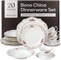 Joseph Sedgh Collection Romantic Bloom Bone China Dinnerware Set, 57-Piece by JosephSedghCollection