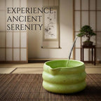 MULTIVEX-Matcha Whisk and Bowl Set 7 Piece Pack, Japanese Style Tea Ceremony Kit with Bowl, Whisk and Accessories for Home Tea Preparation Use - Image 7