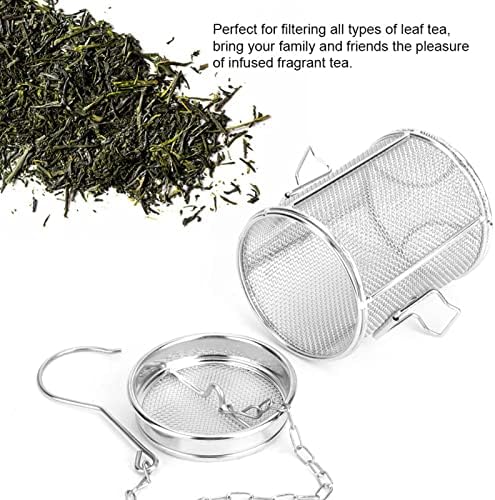 Stainless Steel Tea Ball Strainer for Cooking, Large Seasoning Filter Basket, 12x10cm - Image 3