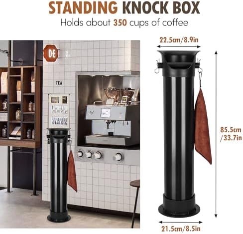 Nisorpa Coffee Knock Box,Commercial Floor-Standing Espresso Knock Box, 18L - Image 3