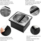 Espresso Knock Box Stainless Steel Coffee Puck Container Knockbox - Image 3