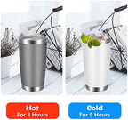 VEGOND 20oz Tumbler with Lid and Straw Stainless Steel Tumbler Cup Bulk Vacuum Insulated Double Wall Travel Coffee Mug Powder Coated Coffee Cup, White, 6 Pack - Image 5