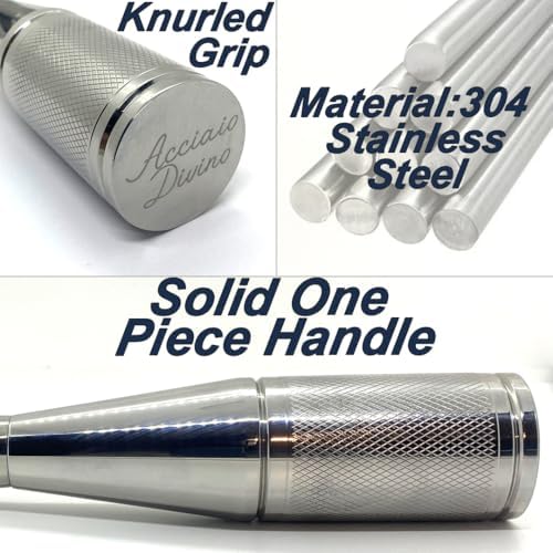 Divine Steel Classic 100% Stainless Steel Bottomless Espresso Portafilter – Durable, Rust-Resistant, All-Metal Design for Pure Taste & Precision Brewing (54mm for Sage/Breville) - Image 3