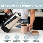 ALPHA LIVING PC-12SS Electric Coffee Percolator, 12 Cup Stainless Steel - Image 3