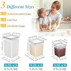 Vtopmart 10 PCS Flour and Sugar Storage Container Sets for Advanced Baker - Image 6