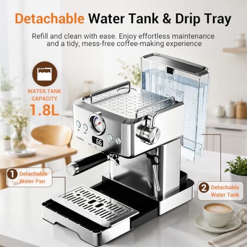 Beginner Espresso Machine, Barista Coffee Machine for Home Kitchen - Image 7