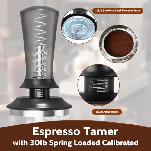 ENLOY 7 PCS Espresso Accessories, WDT Tool Espresso Machine Tamper Tools - Image 3