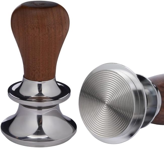 54mm Tamper Replacement for Breville tamper Adjustable Depth The espresso tamper made of Stainless Steel and Solid wood it's a good Coffee Tamper for Home espresso barista(53.3mm) by Lookingforwardtoeveryshot%EF%BC%81