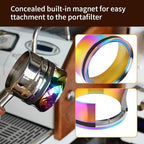 watchget 58mm Magnetic Espresso Dosing Funnel Coffee Dosing Ring,Multicolor - Image 6
