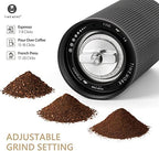 TIMEMORE Manual Coffee Grinder Chestnut C3S Max, Hand Coffee Grinder with Foldable Handle, Stainless Steel S2C Conical Burr Coffee Grinder, Adjustable Grind Setting for Espresso to French Press, Black - Image 6