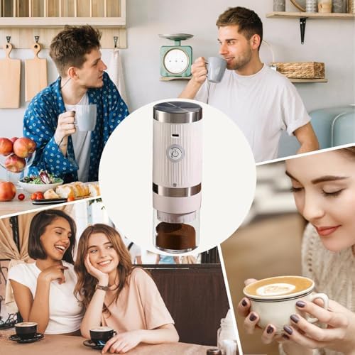 Espresso Bean Grinder Rechargeable Conical Burr Grinder - Image 3