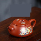 Tea Pots For Loose Tea Chinese Retro Classic Purple Clay Pot Home Office Teapot Retro Style Tea Set Suitable For Most Teas Tea Infuser Pot - Image 5