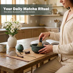 Matcha Set, 7-Piece Matcha Whisk Set with Bowl & 100-Prong Whisk - Image 3
