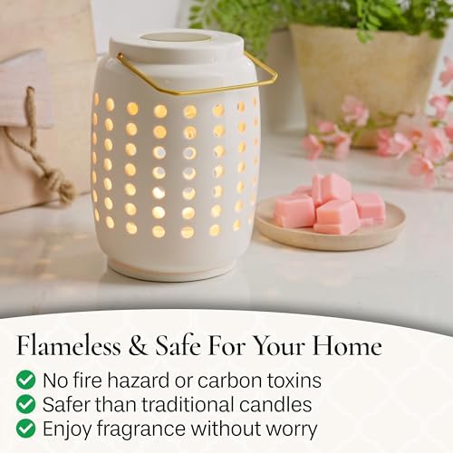Candle Warmers Etc. Chelsea Lantern Canopy Illumination Warmer – Use with Any Wax Melts - Image 5