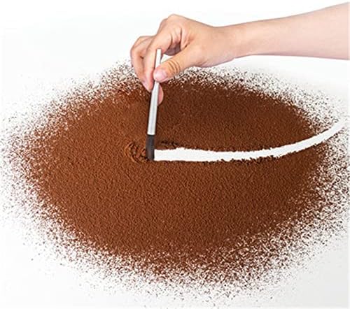 Coffee Machine Cleaning Brush Coffee Grinder Cleaning Brush Small Grinder Brush Coffee Machine Ground Coffee Grounds Brush(Silver) - Image 4