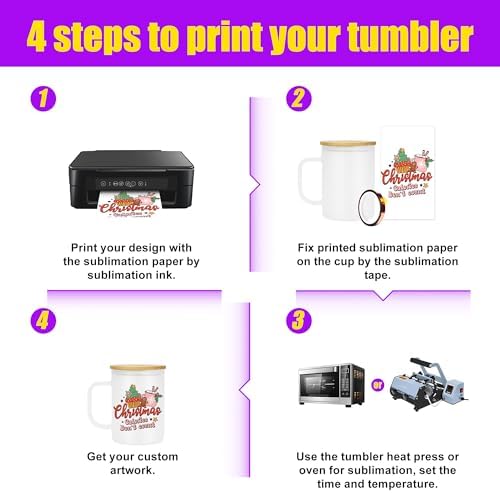 AGH 6 Pack Sublimation Glass Cups with Handle, 16oz Frosted Sublimation Blanks with Bamboo Lid & Stainless Steel Straw, DIY Beer Can Tumbler for Iced Coffee, Juice, Beer, Wedding, Birthday Gifts - Image 3