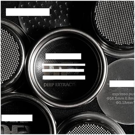 Precise 58.5mm Espresso Coffee Filter Baskets With Espresso Puck Screen Fit 58mm Portafilter Barista Accessories(18g and Puck Screen) - Image 3