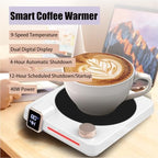 Mug Warmer,Fastest Heating and Highest Temperature, Coffee Cup Warmer for Desk Auto Shut Off, 9 Temp Settings 1-12H Timer, Smart Electric Beverage Warmer for Coffee Tea Milk, Black - Image 2