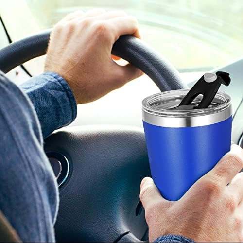 VEGOND 12oz Tumbler Stainless Steel Tumbler bulk Vacuum Insulated Double Wall Travel Tumbler with Lid and Straw Reusable Tumbler, Light Blue 12 Pack - Image 5