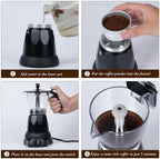 LAOION Cuban Coffee Maker, 6 or 3cup Electric Espresso Coffee Maker - Image 4