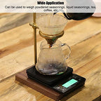 Portable Electronic Digital Kitchen Scale with Timer, 3kg/0.1g Accurate Pour Over Coffee Scale - Image 2