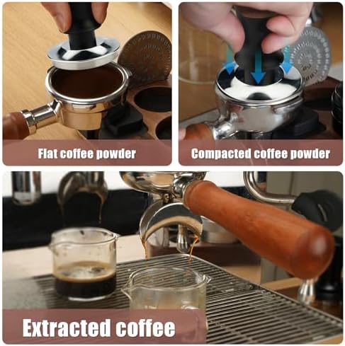 SHIKORI 58mm Espresso Tamper,Premium Barista Coffee Tamper - Image 3