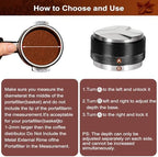 Espresso Accessories Kit 58mm, Coffee Distributor and Tamper Leveler - Image 5