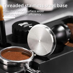 Bincoo Espresso Tamper 30lb Coffee Tamper-Stainless Steel Ground Tamper for Barista Home Coffee Espresso Accessories (Black01, 58mm) - Image 3