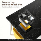Espresso Knock Box,Built-in Desktop Stainless Steel coffee knock box - Image 3