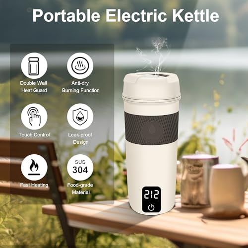 Portable Electric Kettle 350ML with 4 Temperature Settings - Image 2
