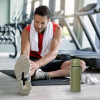 1000 ml Double wall vacuum Leakproof stainless steel wide mouth insulated water bottle,tea tumbler with tea strainer,cup and lid; travel coffee thermoses hot drinks,cold thermal flask - Image 7
