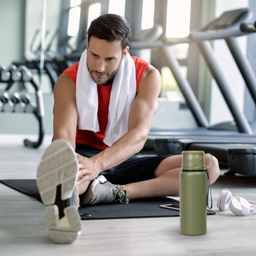 Double wall vacuum Leakproof stainless steel wide mouth insulated water bottle tea tumbler with cup,lid;smart thermoses hot coffee,thermal flask ice drinks with led digital temperature display - Image 6