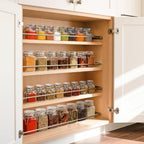 ComSaf Square Small Glass Spice Jars with Airtight Lids 4 oz 12 Pack Pantry - Image 5