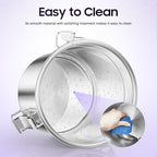 6L/1.59Gal Stainless Steel Airtight Canister Food Storage Canisters with Airtight Lid&Locking Clamp Rice Cereal Grain Canisters Container Bucket for Rice Milk Jug Coffee Bean Cookies Storage - Image 3