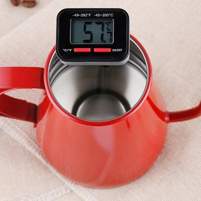 Ciieeo Digital Milk Thermometer Instant Read Food Thermometer for Coffee Beverage Milk Tea Home Kitchen and Shop Use Electronic Temperature Gauge 6.29 in - Image 2