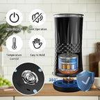 VRORFUN Electric Milk Frother and Steamer, 4-in-1 Automatic Milk Frother and Warmer Heater, Hot and Cold Milk Foam Maker for Coffee, Latte, Cappuccino Silent Operation, Black - Image 4