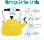 Chantal Tea Kettle, Vintage Series, Enamel on Steel, Whistling (Canary Yellow) - Image 4