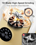 8 in1 Automatic Nut Milk Maker Machine, 35oz Almond Milk Maker Machine for Homemade Milkshake, Almond, Plant-Based, BPA Free Electric Blender for Baby Food With Delay start/Self Clean, juicer - Image 4