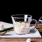 Large Coffee Mugs Set of 6 - Clear Soup Bowls with Handle 17 Oz - Image 6