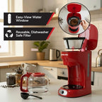 MUELLER HOME 12-Cup Red Coffee Maker - Image 5