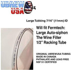 Fermtech 1/2" Large 27" Fast Flow Deluxe Siphoning Kit – Auto Siphon for Home Brewing, Beer, Wine, Mead, and Craft Brew – Includes Food-Grade Hose & Bottling Wand for Easy Transfer & Filling - Image 5